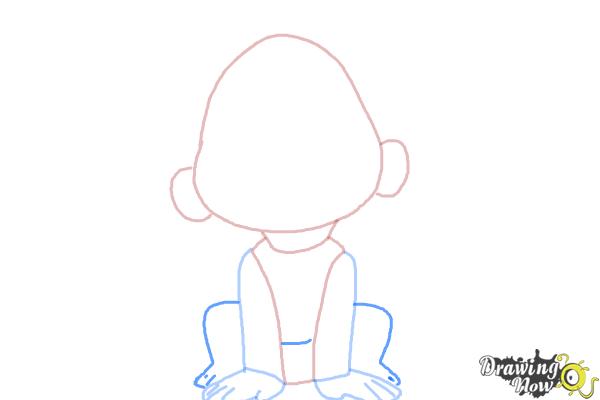 How to Draw Spot from The Good Dinosaur - Step 5 How to Draw Spot from The Good Dinosaur - Step 5