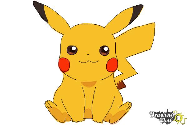 How to Draw Pikachu Easy - Step 10