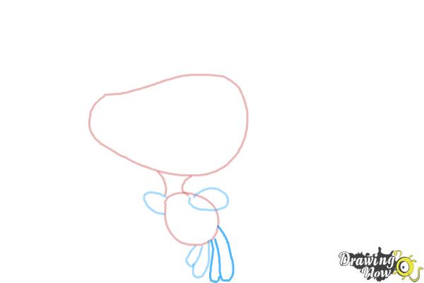 How to Draw Woodstock from The Peanuts Movie - Step 4