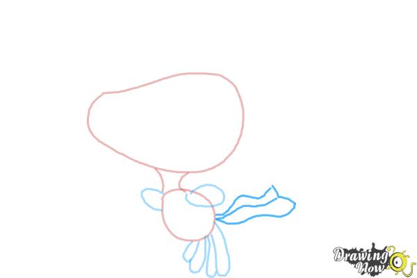 How to Draw Woodstock from The Peanuts Movie - Step 5