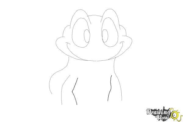 How to Draw a Frog Step by Step - Step 6