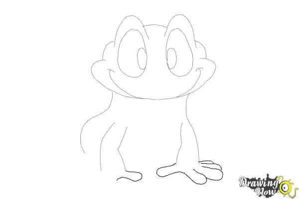 How to Draw a Frog Step by Step - Step 7