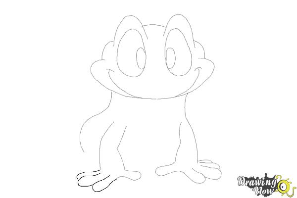 How to Draw a Frog Step by Step - Step 8