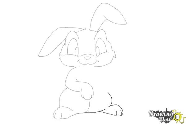 How to Draw a Rabbit Step by Step - Step 9