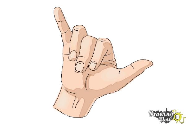 How to Draw a Hand - Step 9 How to Draw a Hand - Step 9
