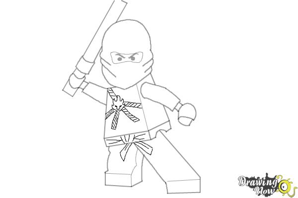 ninjago kai drawing