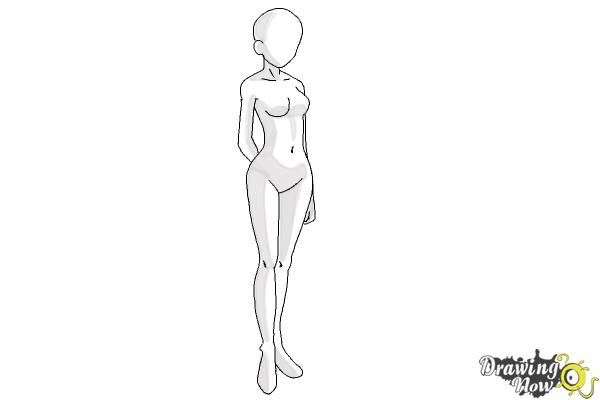 How to Draw Anime Body (Ver 2) - Step 10