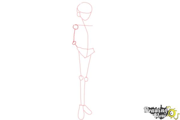 How to Draw Anime Body (Ver 2) - Step 5