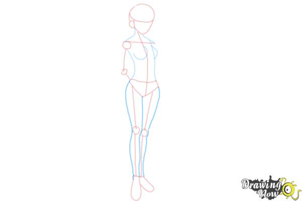 How to Draw Anime Body (Ver 2) - Step 7