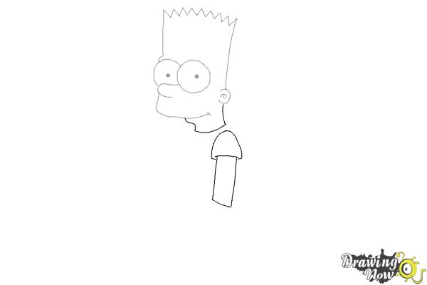 How to Draw Bart Simpson - Step 5