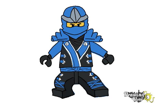 how to draw jay from lego ninjago step 10