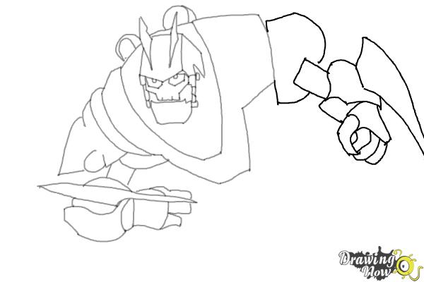 How to Draw Victor Von Ion from the Movie Ratchet and Clank - Step 7