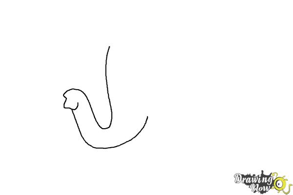 How to Draw Manny from Ice Age 5 - Step 1