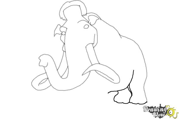 How to Draw Manny from Ice Age 5 - Step 8 How to Draw Manny from Ice Age 5 - Step 8