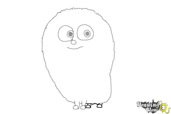 How to Draw Gidget from The Secret of Pets - Step 6 How to Draw Gidget from The Secret of Pets - Step 6