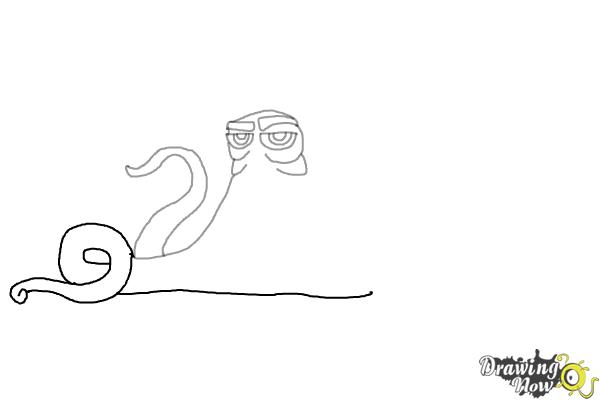 How to Draw Hank from Finding Dory - Step 4 How to Draw Hank from Finding Dory - Step 4