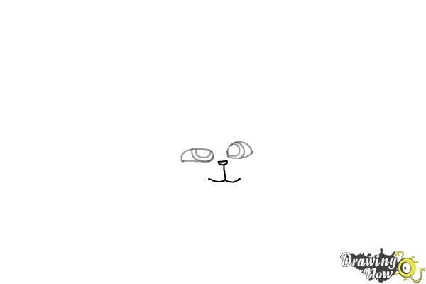 How to Draw Snowball from The Secret of Pets - Step 2 How to Draw Snowball from The Secret of Pets - Step 2