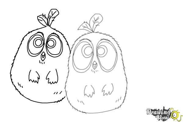 How to Draw The Blues from The Angry Birds Movie - Step 8