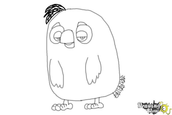 How to Draw Cyrus from the Angry Birds Movie - Step 8