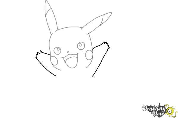 How to Draw Pikachu (Ver 2) - Step 5 How to Draw Pikachu (Ver 2) - Step 5