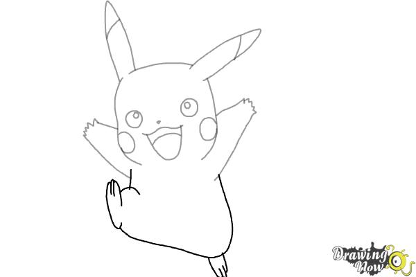 How to Draw Pikachu (Ver 2) - Step 6 How to Draw Pikachu (Ver 2) - Step 6