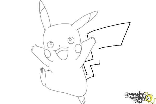 Featured image of post How To Draw Pikachu Step By Step Easy - Mark off the width and height of the picture.