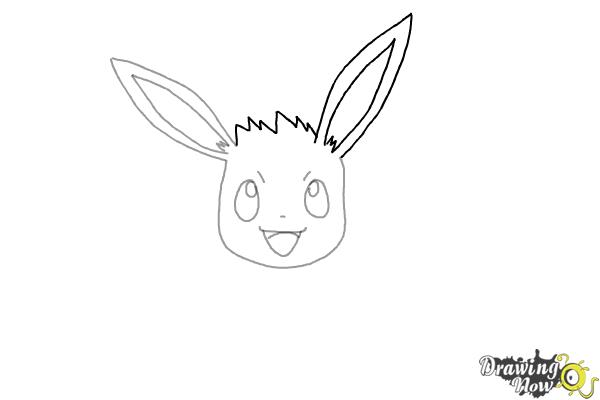 How to Draw Eevee from Pokemon - Step 5