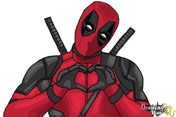 144, How to draw Deadpool, Very Easy Superhero Drawing step by step ! |  144, How to draw Deadpool, Very Easy Superhero Drawing step by step ! Let's  learn how to draw