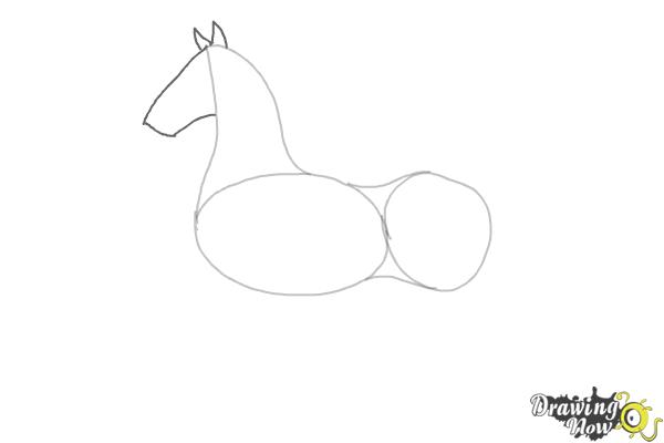 How to Draw a Horse (Ver 2) - Step 3 How to Draw a Horse (Ver 2) - Step 3