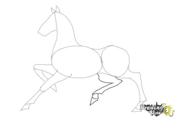 How to Draw a Horse (Ver 2) - Step 7