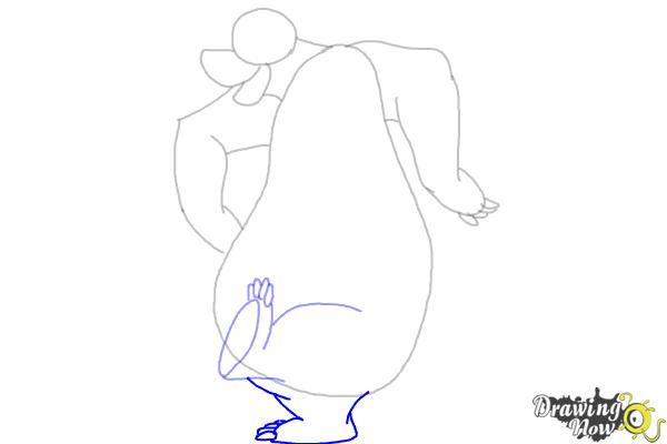 How to Draw Baloo From The Jungle Book - Step 6