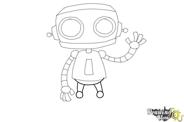 How to Draw a Robot (Ver 2) - Step 8