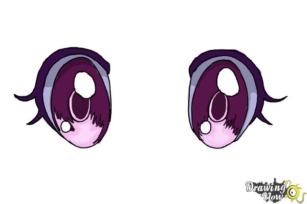 How to draw Chibi EYES  Real Time  YouTube