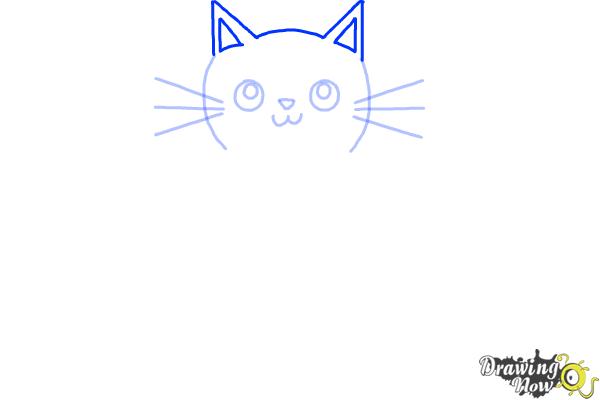 How to Draw a Kitten (Super Easy) - Step 5