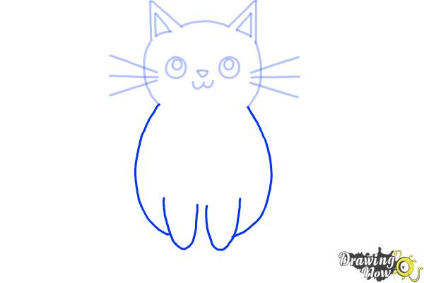 How to Draw a Kitten (Super Easy) - Step 6