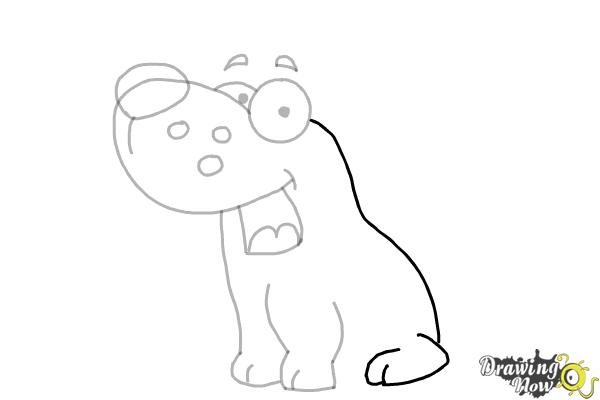 How to Draw a Cute Puppy - Step 6