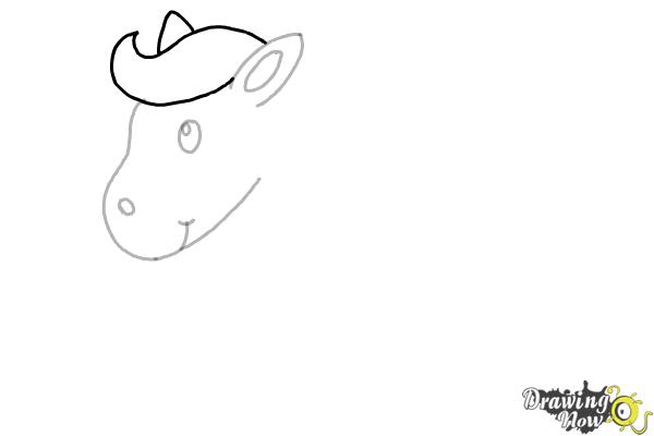 How To Draw A Horse For Kids 9 Easy Steps Drawingnow