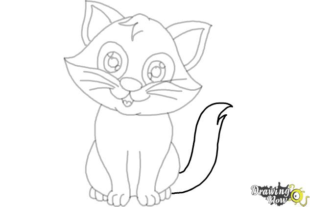 How To Draw A Cartoon Cat Ver 2 Drawingnow How To Draw A Cartoon Cat Ver 2 Drawingnow