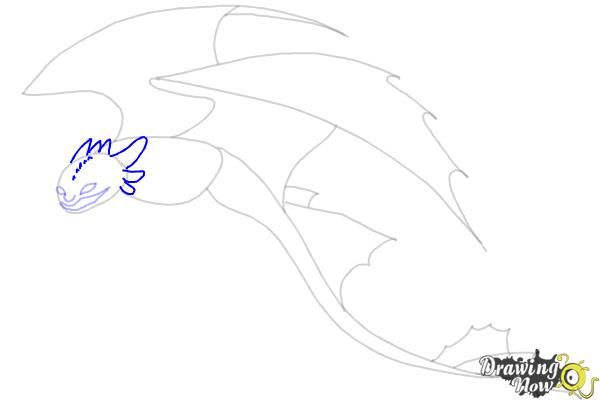 How to Draw a Dragon Step by Step - Step 6