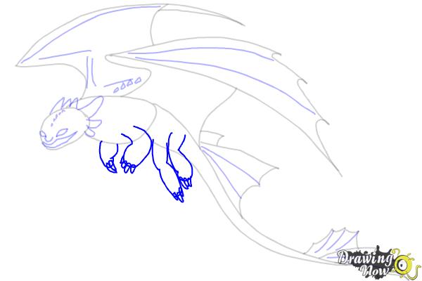 How to Draw a Dragon Step by Step - Step 8