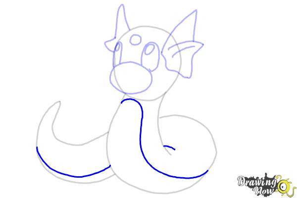 How to Draw Pokemon - Dratini - Step 10