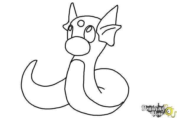 Como desenhar o DRATINI [Pokémon]