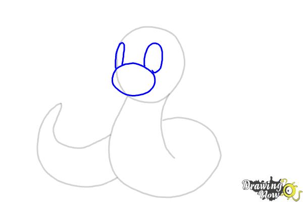 How to Draw Pokemon - Dratini - Step 5