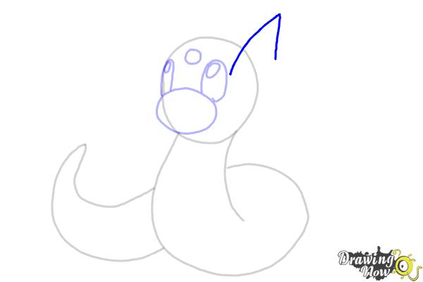 How to Draw Pokemon - Dratini - Step 7