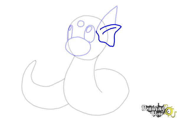 How to Draw Pokemon - Dratini - Step 8
