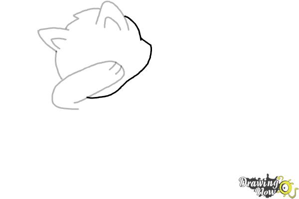 How to Draw a Cute Cat Dabbing - Step 5