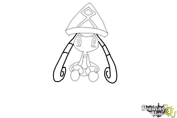 How to Draw Tapu Lele Pokemon - Step 8