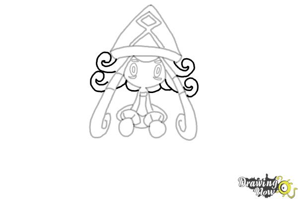 How to Draw Tapu Lele Pokemon - Step 9