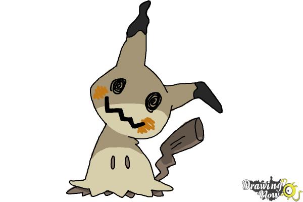 How to Draw Mimikyu | Pokemon - Step 9