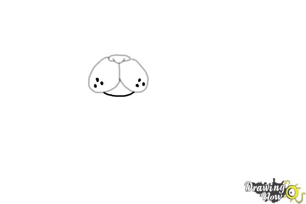 How to Draw a Kawaii Dog - Step 3 How to Draw a Kawaii Dog - Step 3